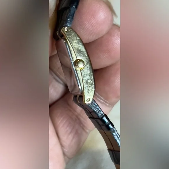 Kenneth Cole Reaction Gold-tone KC2407-U54-06 Stainless Steel & Leather Watch - Picture 8 of 8